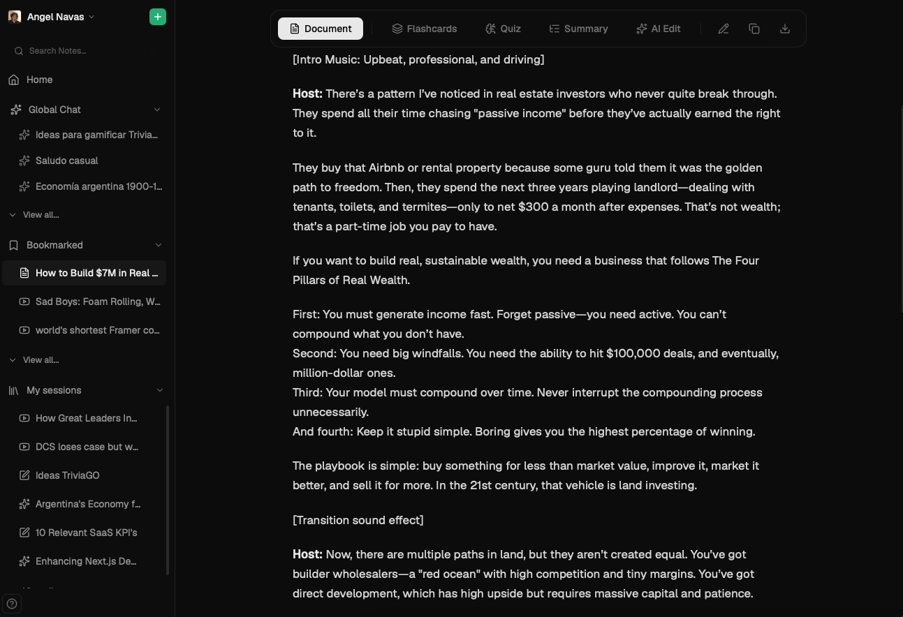 Syntable Workspace
